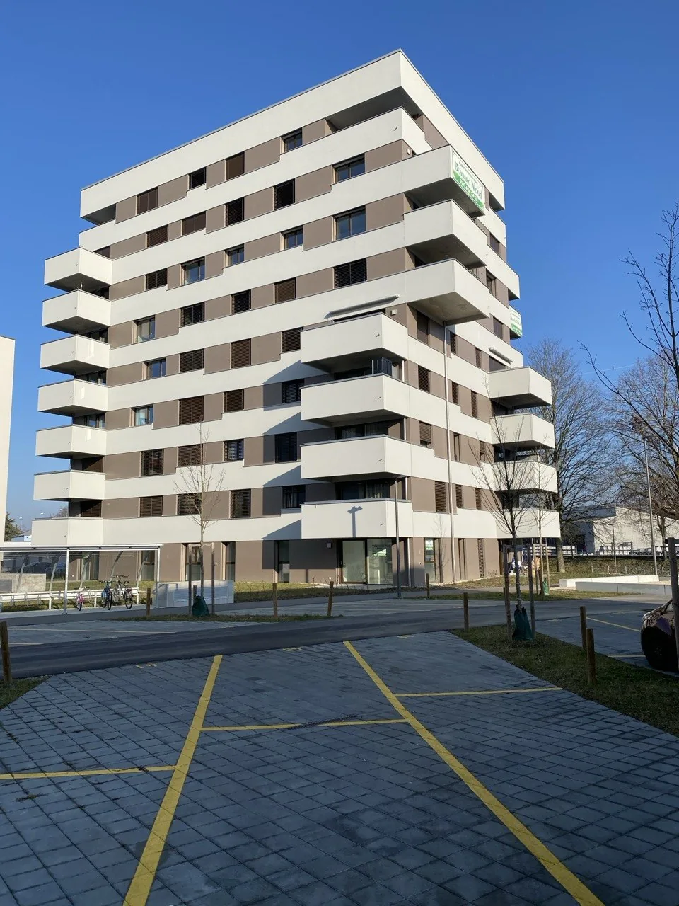 Rives de la Broye, Payerne : crépi, photo 3
